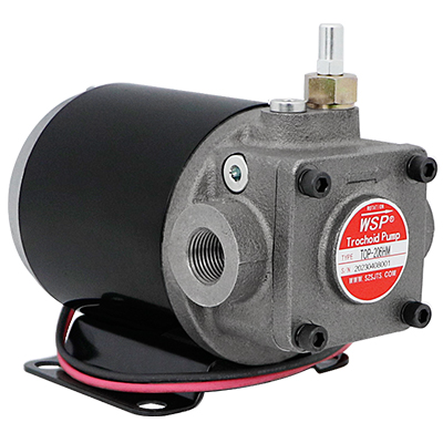 Integrated DC motor oil pump